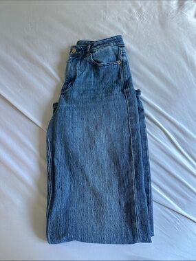 Michael Kors Straight-Leg Mid Wash Women's Jeans